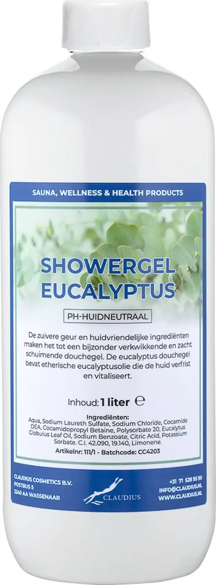Splashbox Cosmetics Douchegel Eucalyptus 1L