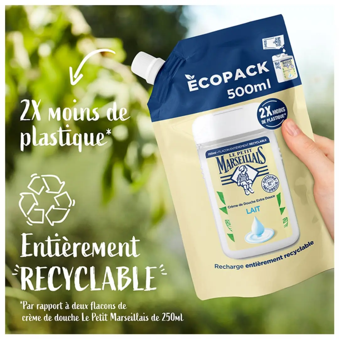 Le Petit Marseillais Extra Milde Douchecrème Eco-Refill 500ml