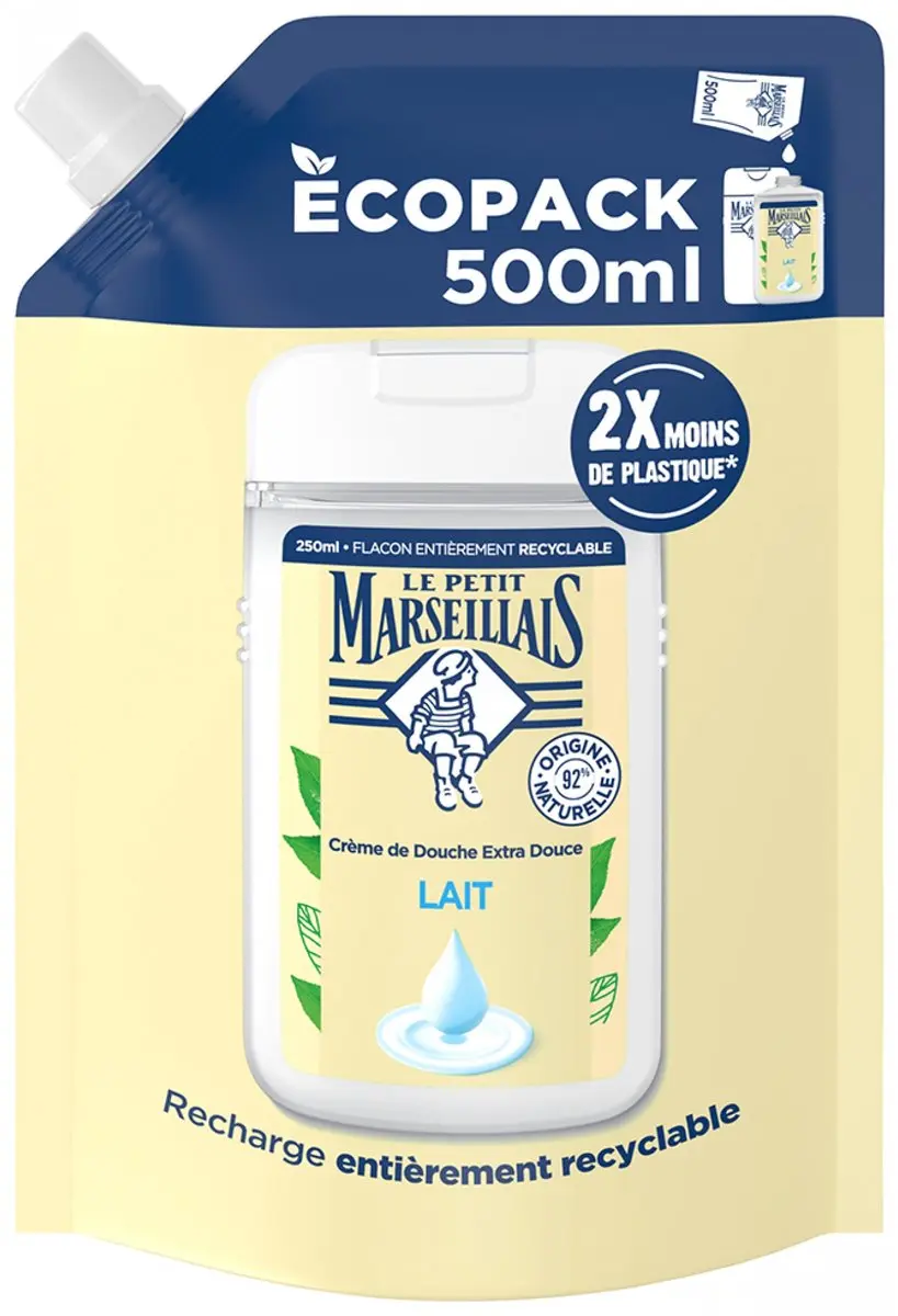 Le Petit Marseillais Extra Milde Douchecrème Eco-Refill 500ml