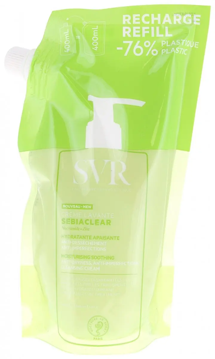 SVR Crème Sebiaclear Lavante Eco 400ml