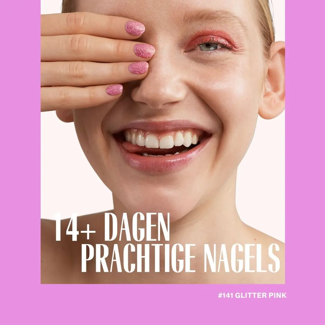 Pink Gellac 141 Glitter Pink Gel Nagellak 15ml