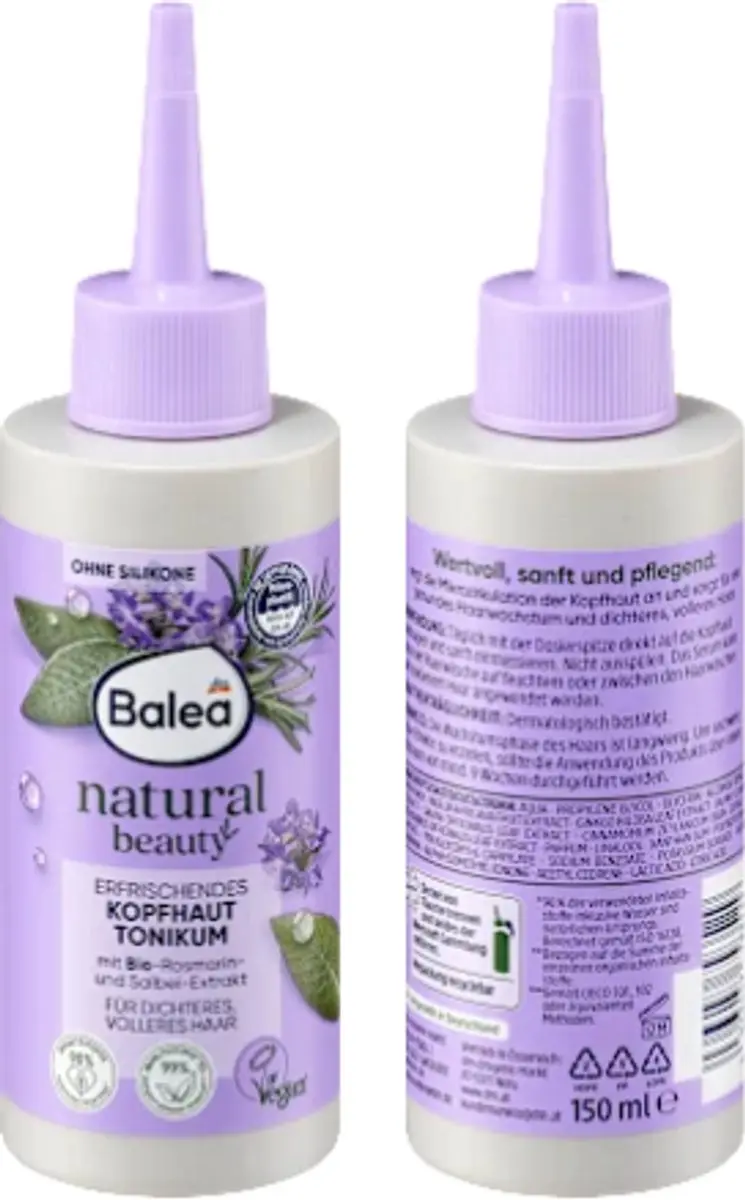 Balea Natural Beauty Hoofdhuid Tonic 150ml