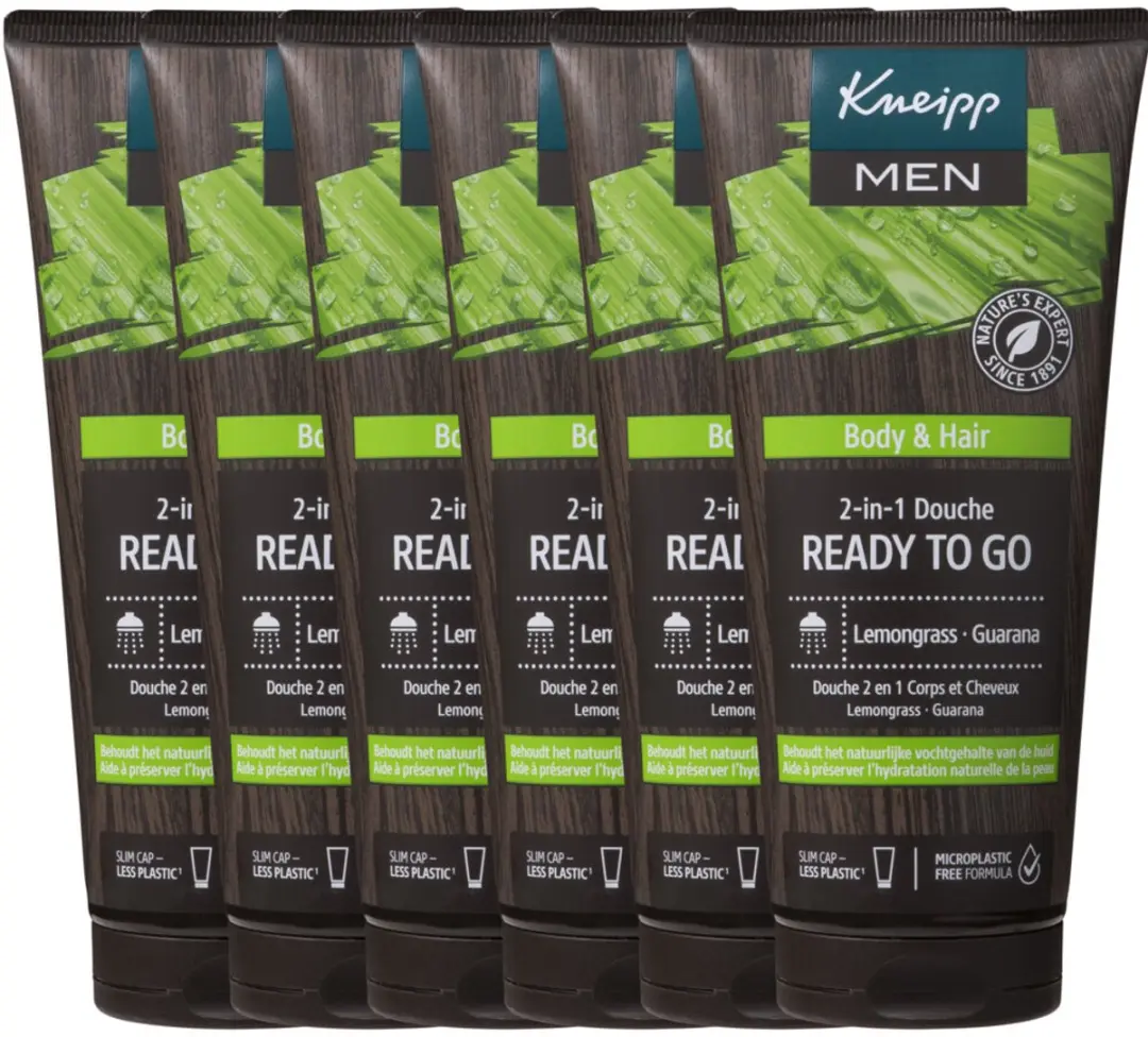 Kneipp Men 2-in-1 Douchegel Shampoo 6x200ml