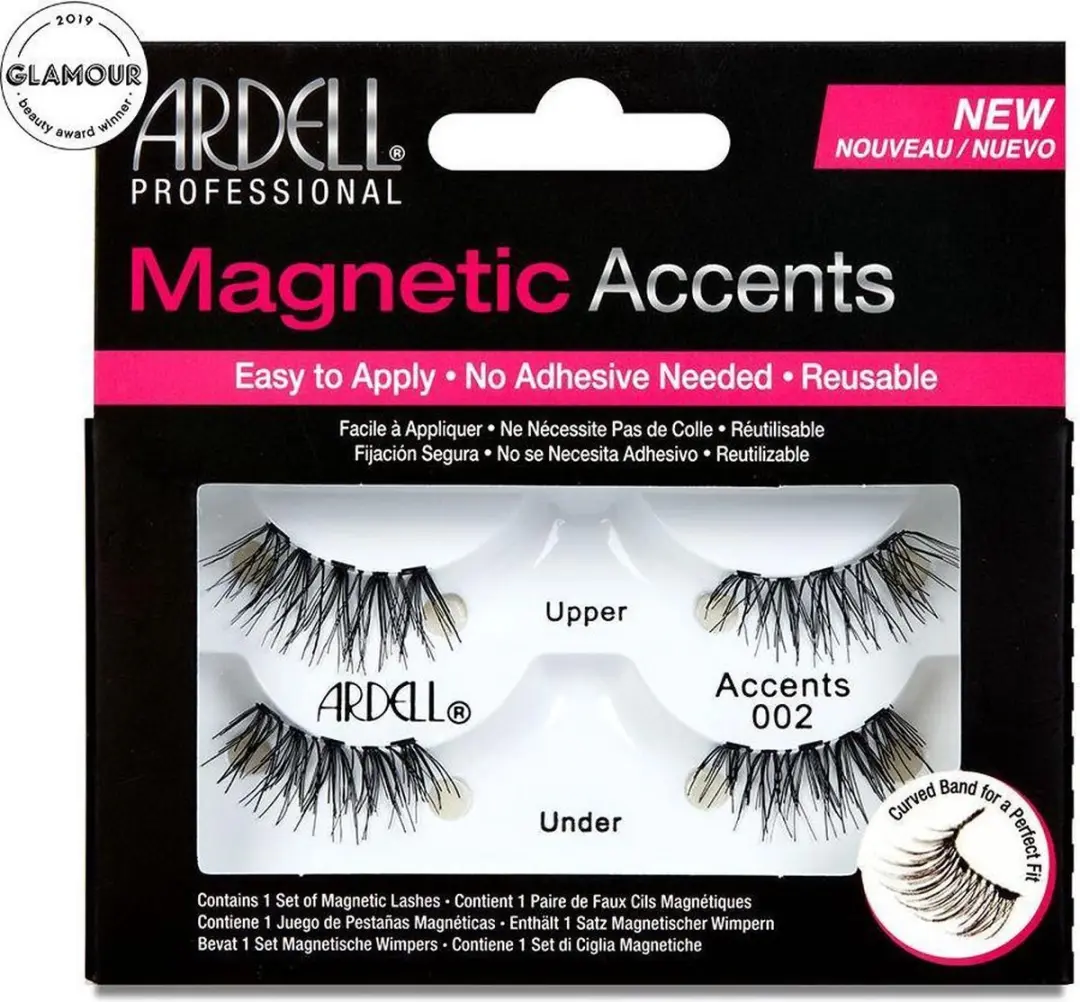 Ardell Magnetic Lashes Accent 002 - Zwart - 4 Stuks