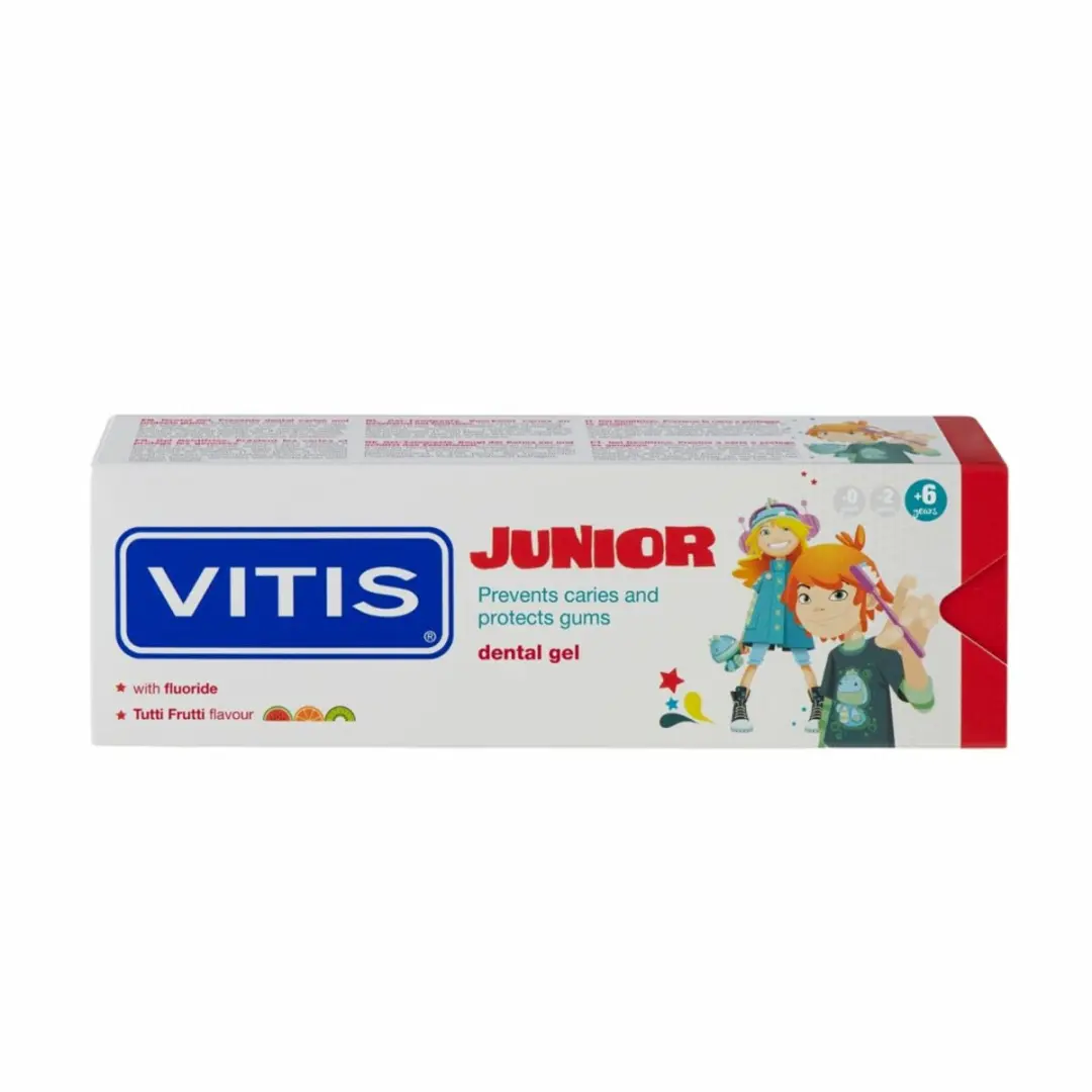 Vitis Junior Tandpasta 6x75ml