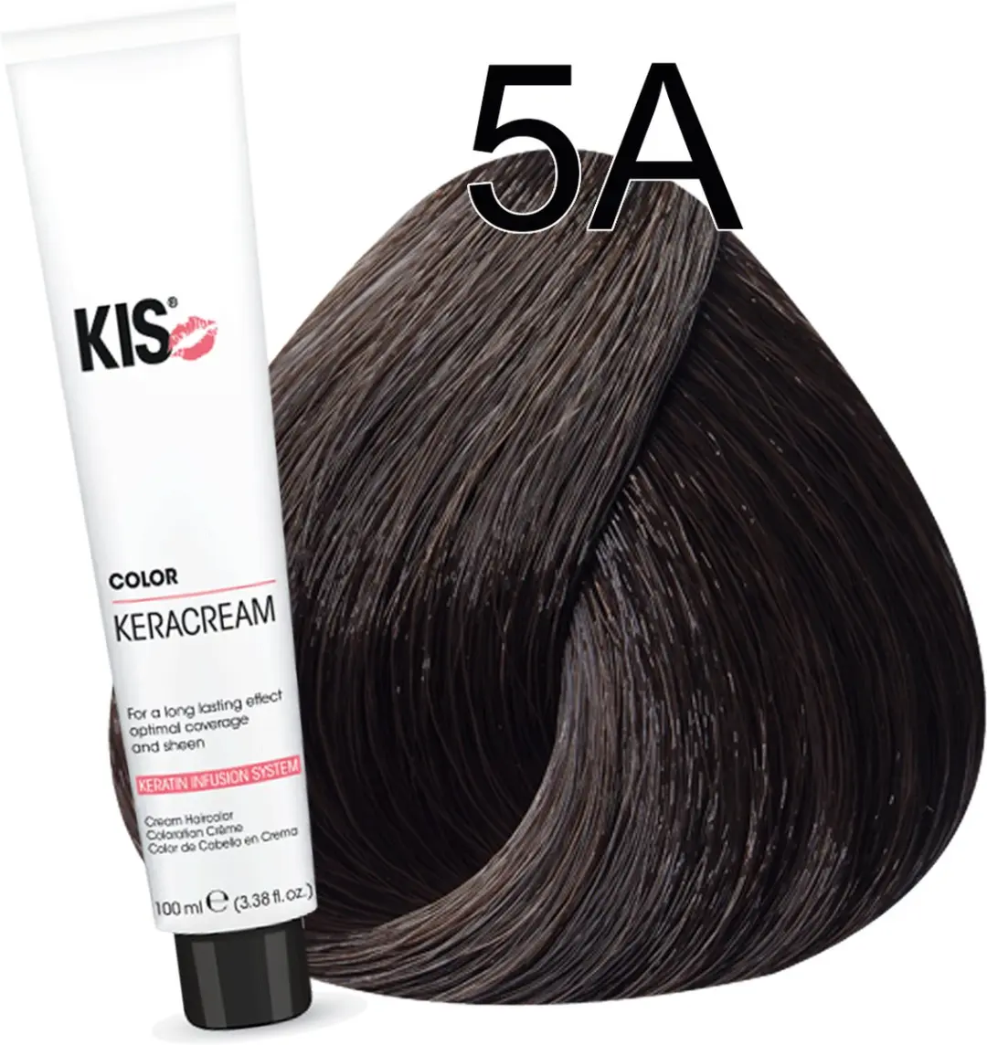 KIS Haarverf 5A Licht Asbruin 100ml - Permanent