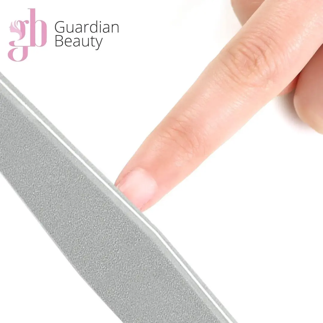 Guardian Beauty Nagelvijl 80/150 Korrel - 9 Stuks - Grijs