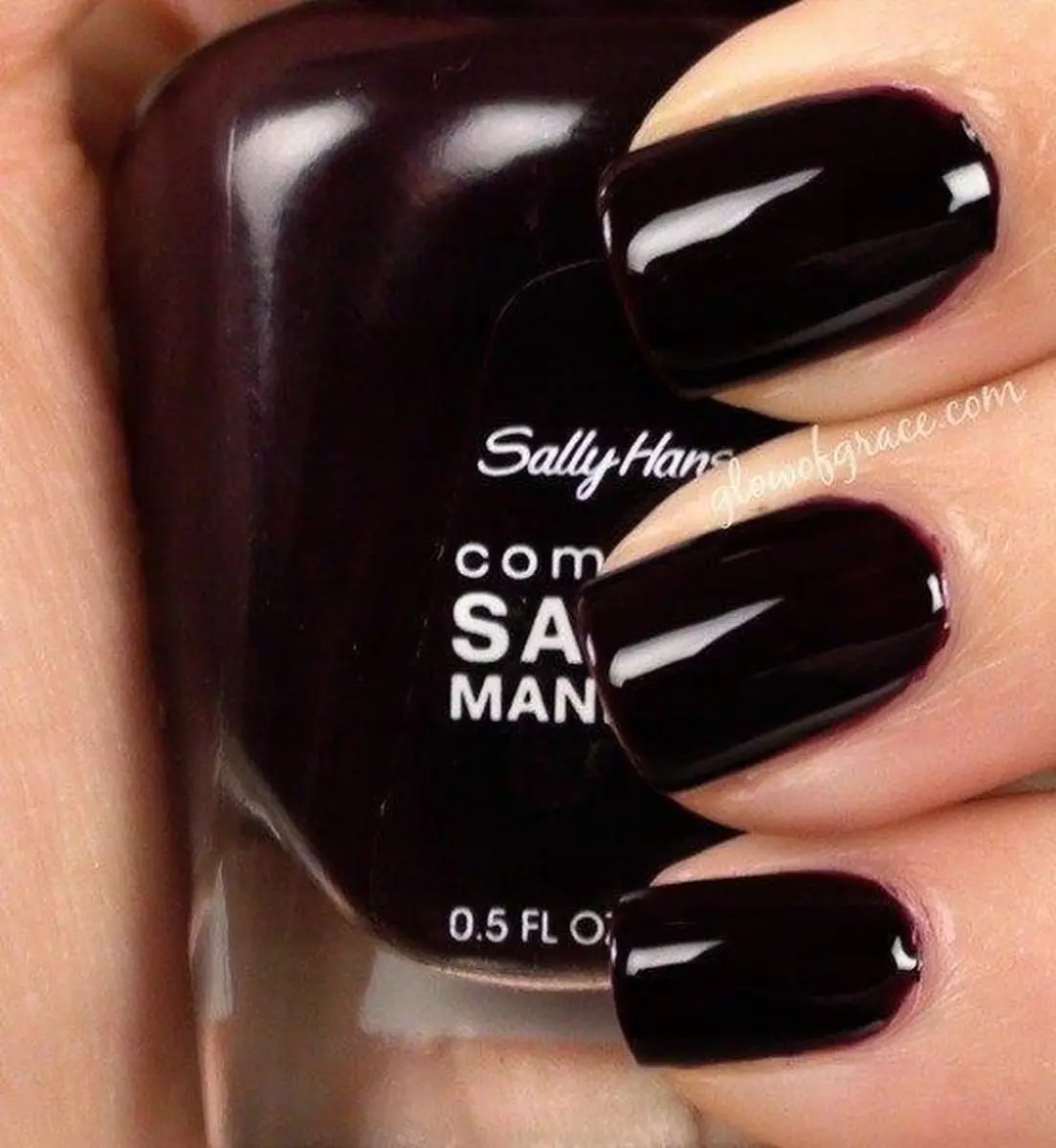 Sally Hansen Nagellak 660 Pat On The Black - 15ml (3x5ml)
