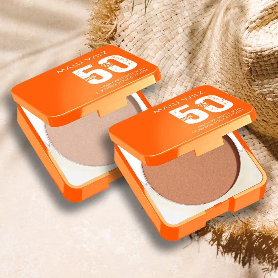Malu Wilz High Protection Sun Powder Foundation SPF 50 - Cool beige 9g - afbeelding 5 van 6