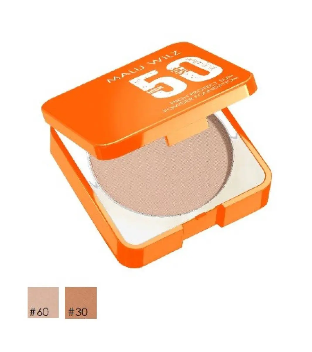 Malu Wilz High Protection Sun Powder Foundation SPF 50 - Cool beige 9g - afbeelding 3 van 6