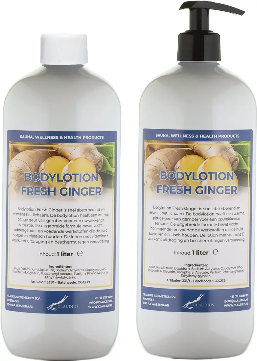 Splashbox Cosmetics Bodylotion Fresh Ginger 2 Liter