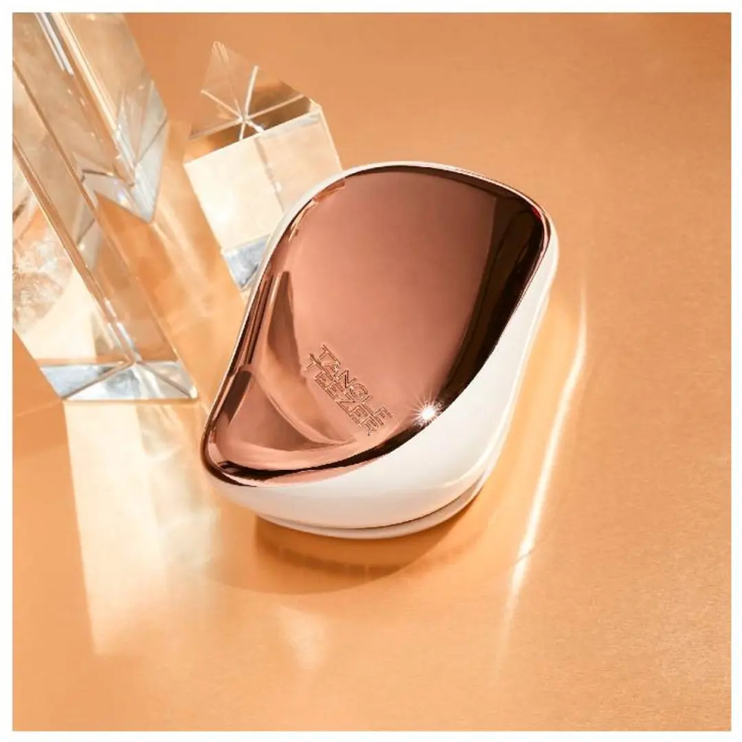Tangle Teezer Compact Styler Rose Gold Cream