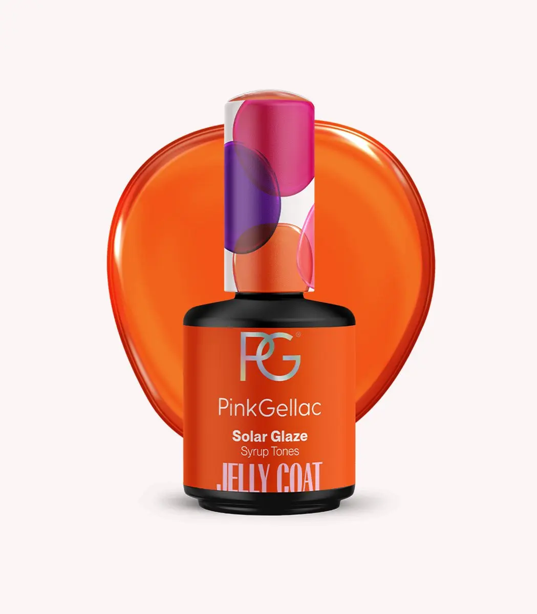 Pink Gellac Jelly Coat Solar Glaze 15ml