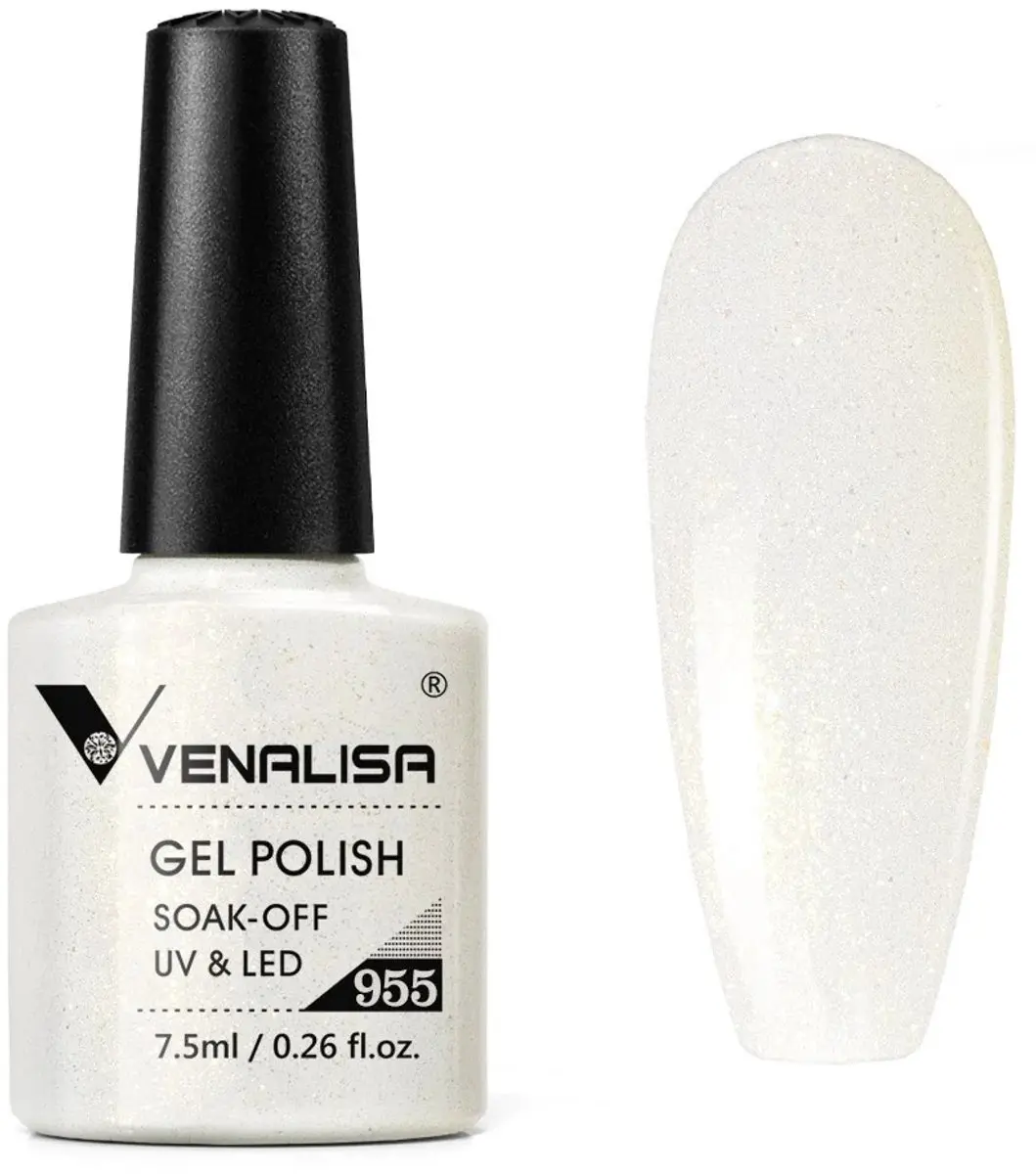Venalisa UV Gellak Parelmoer Wit 7.5ml