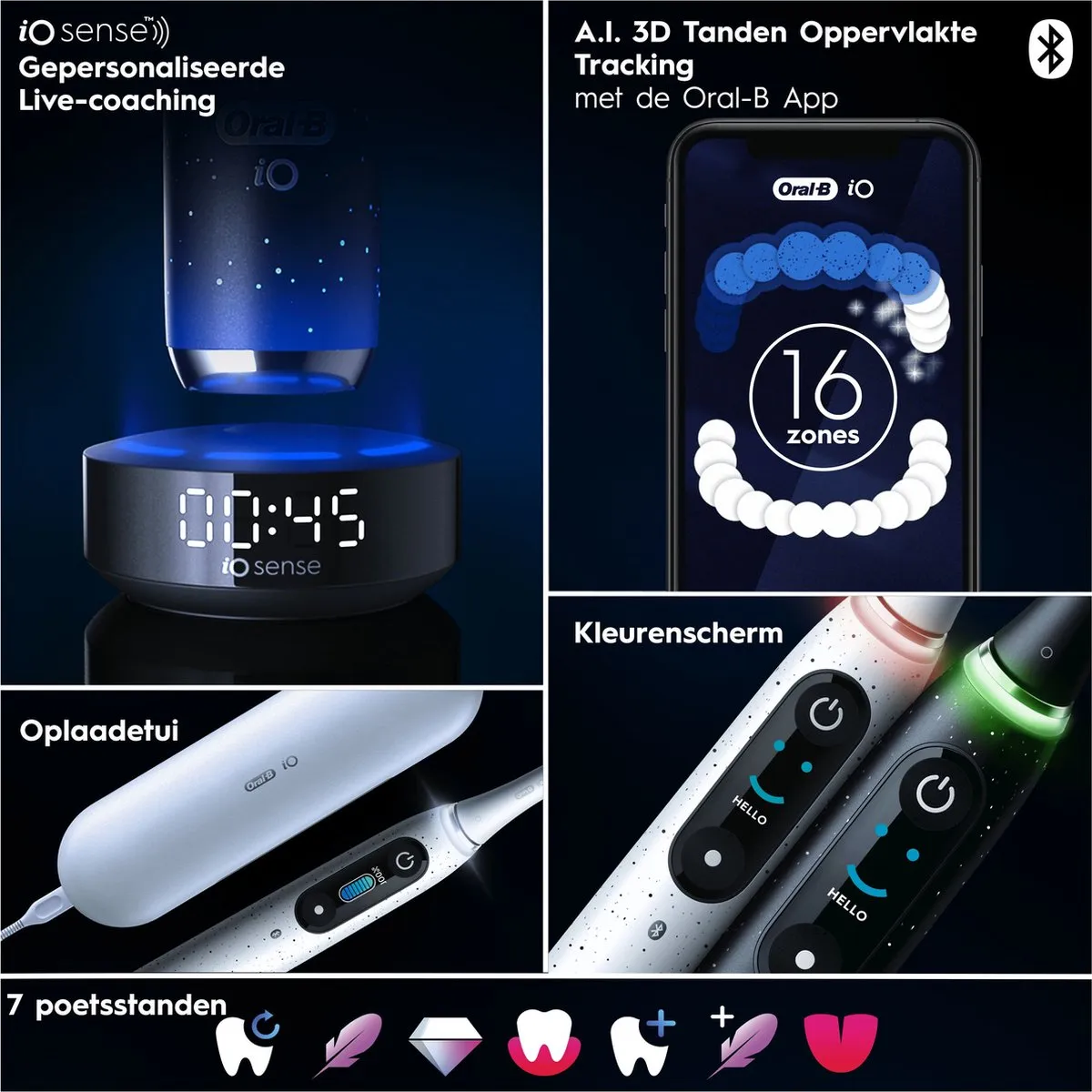 Oral-B iO 10 Elektrische Tandenborstel - Zwart