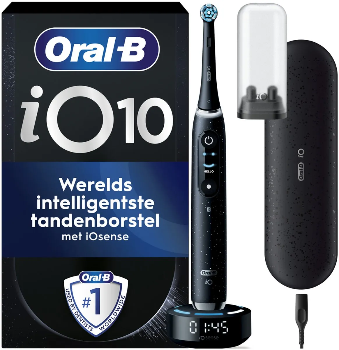 Oral-B iO 10 Elektrische Tandenborstel - Zwart