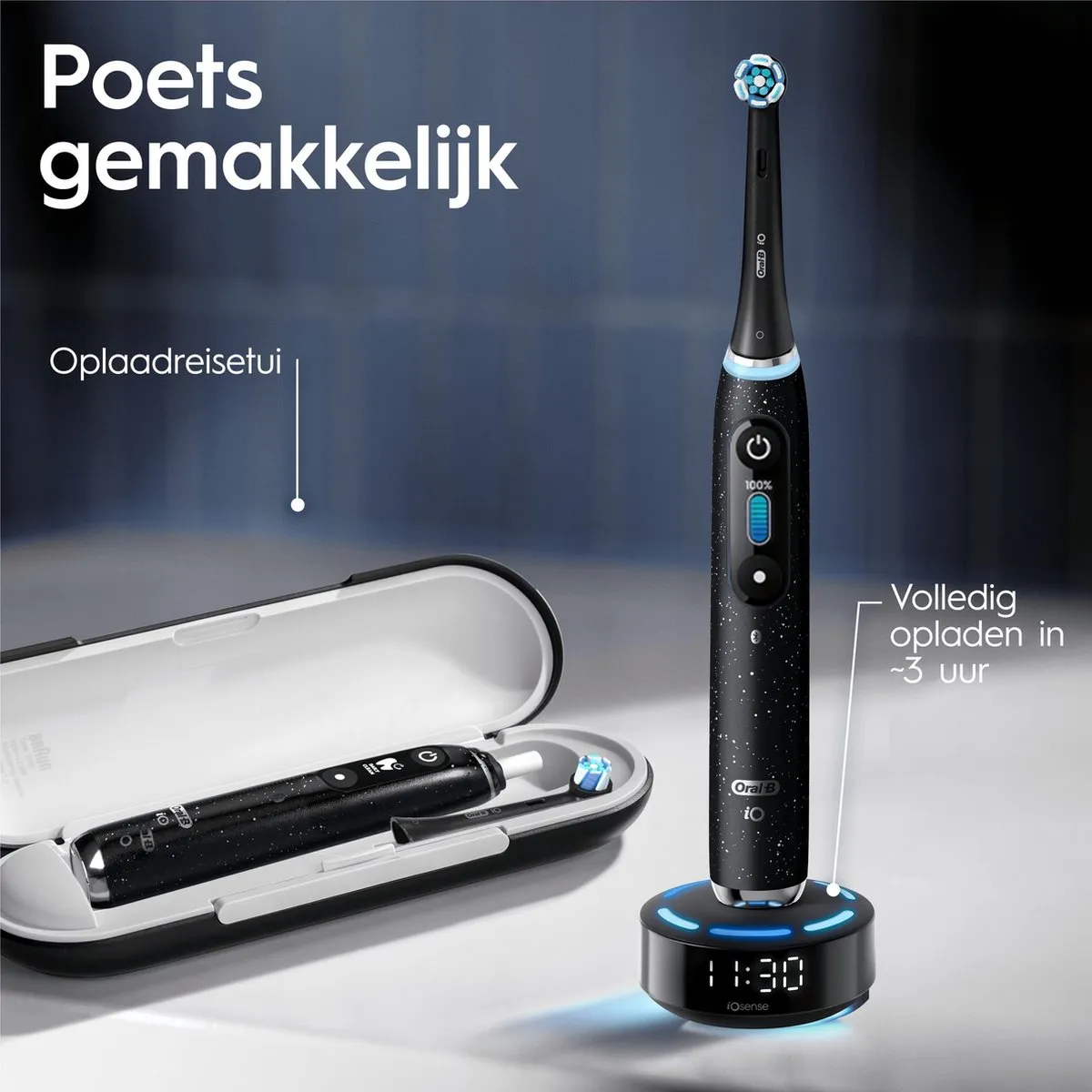 Oral-B iO 10 Elektrische Tandenborstel - Zwart