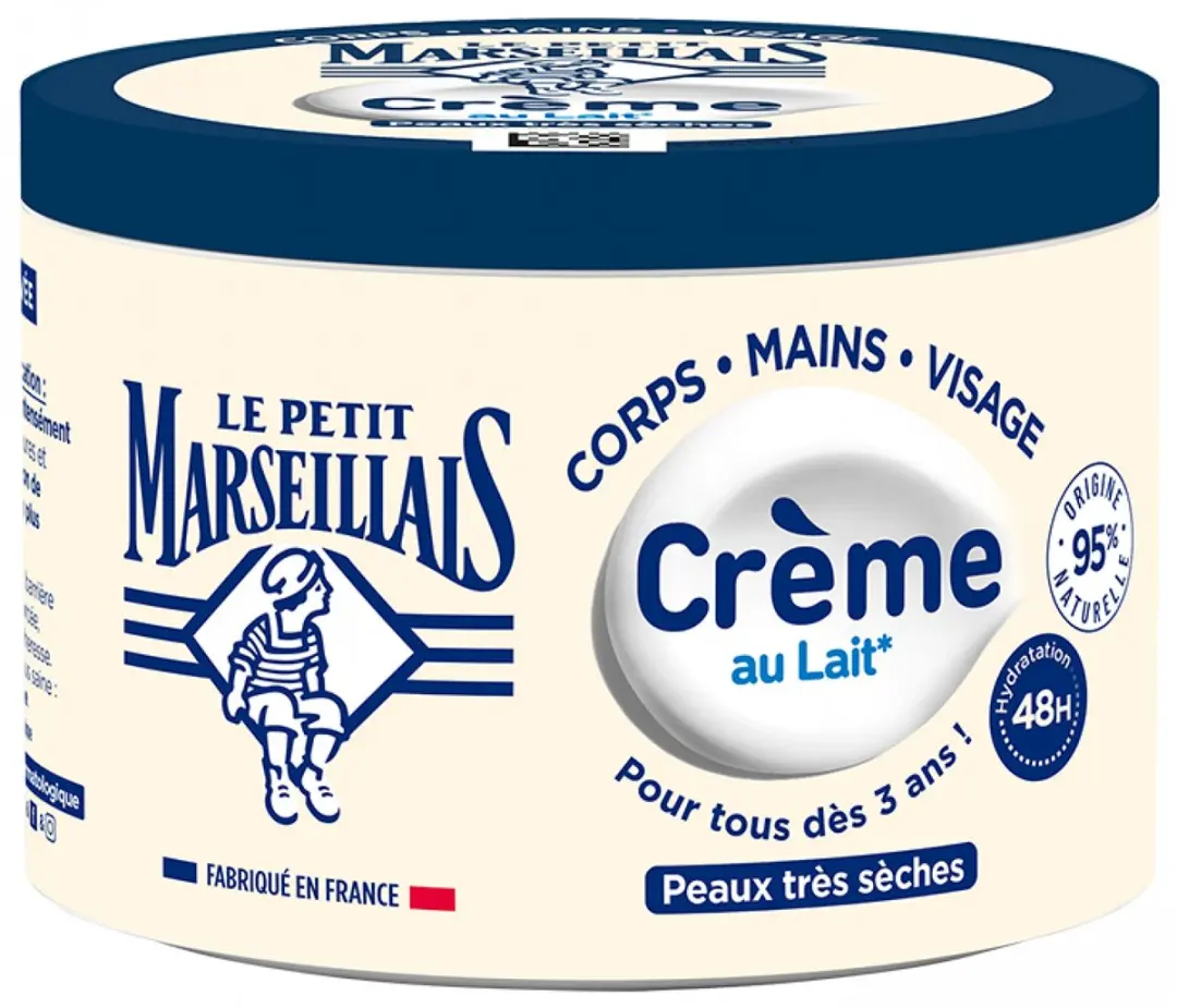 Le Petit Marseillais Crème au Lait Hydratatie 48H