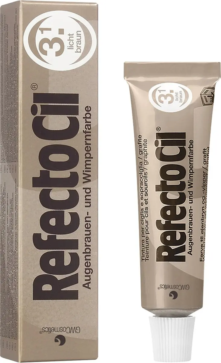 Refectocil Wenkbrauw & Wimperverf 3.1 Light Brown 15ml - afbeelding 6 van 6