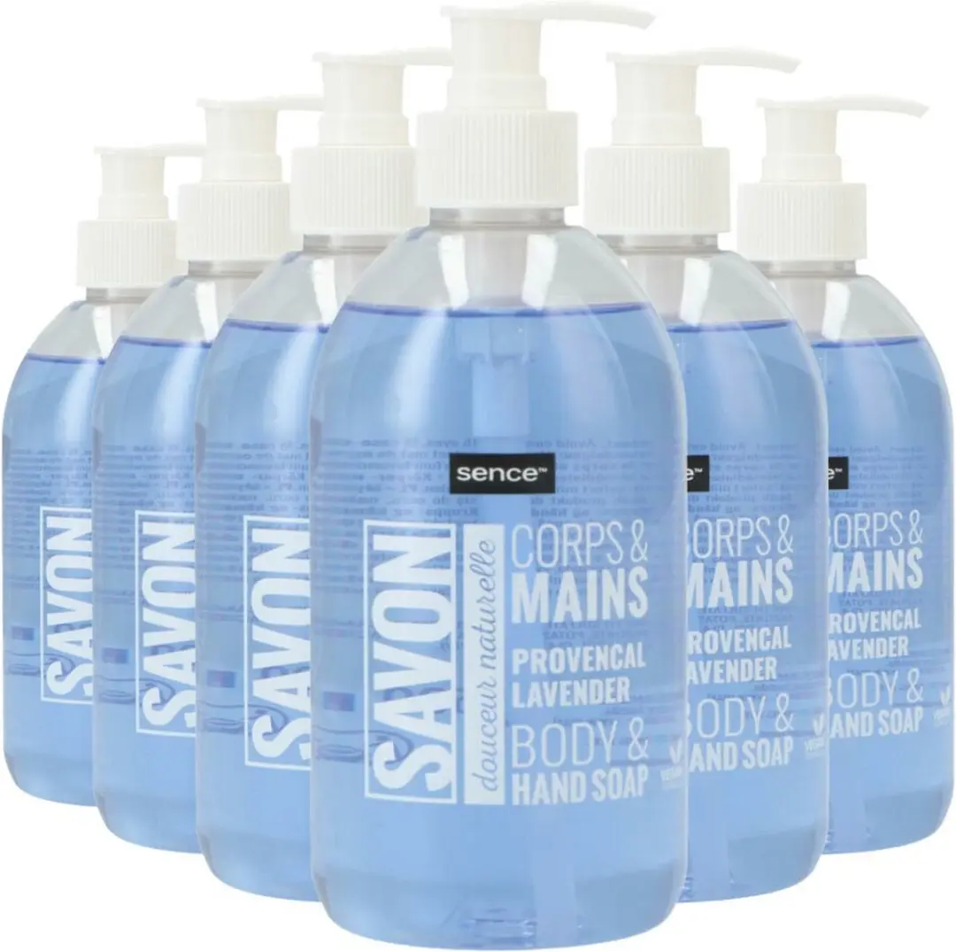 Sence Savon Handzeep Provencaals Lavendel 6x500ml