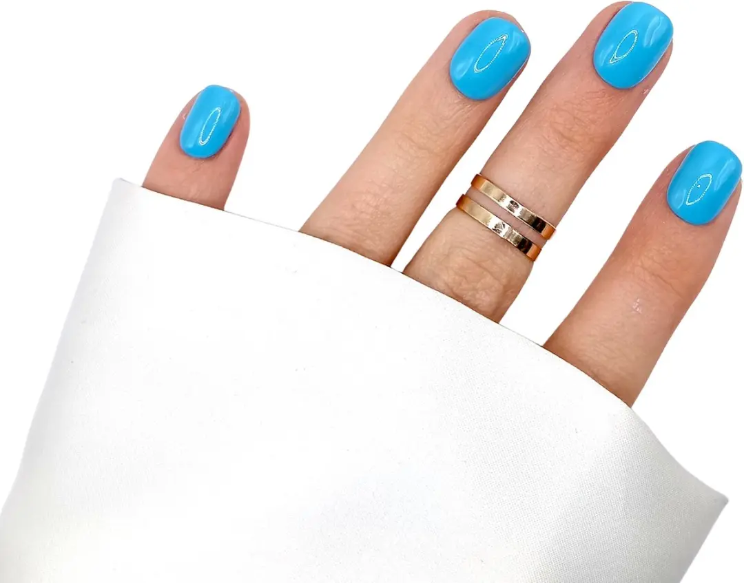 SD Press on Nails Blauwe Plaknagels - 50g