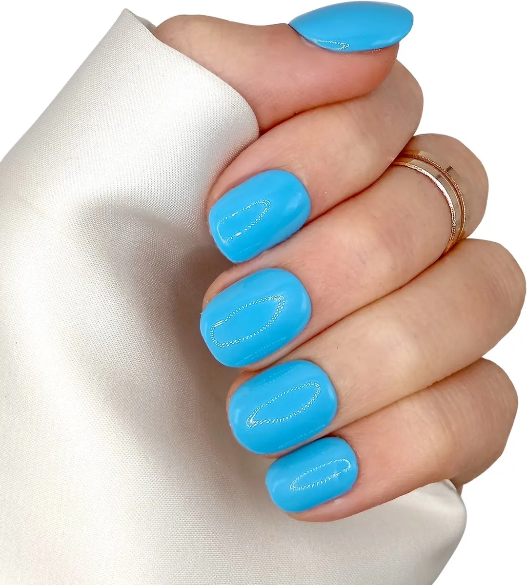 SD Press on Nails Blauwe Plaknagels - 50g