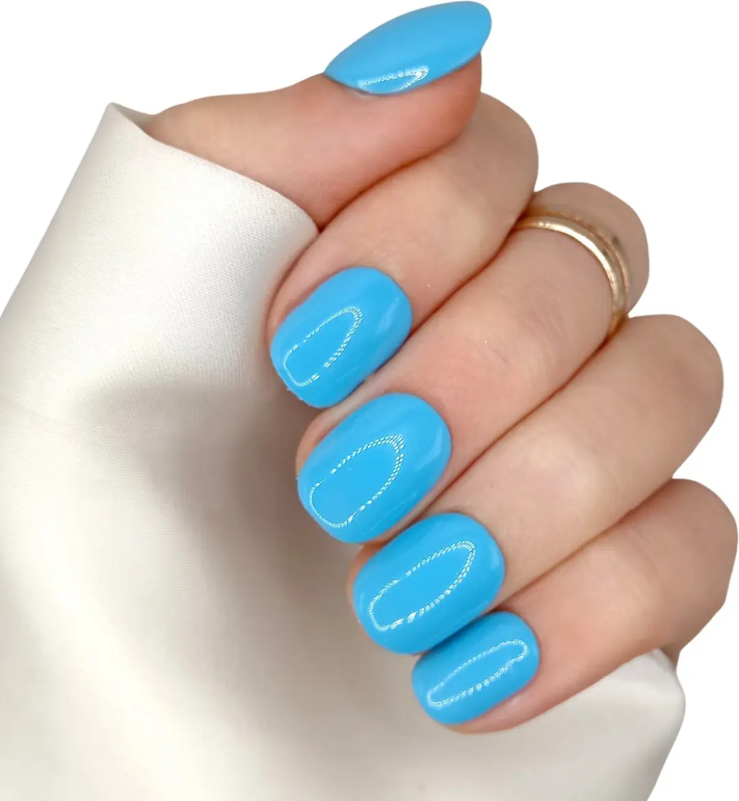 SD Press on Nails Blauwe Plaknagels