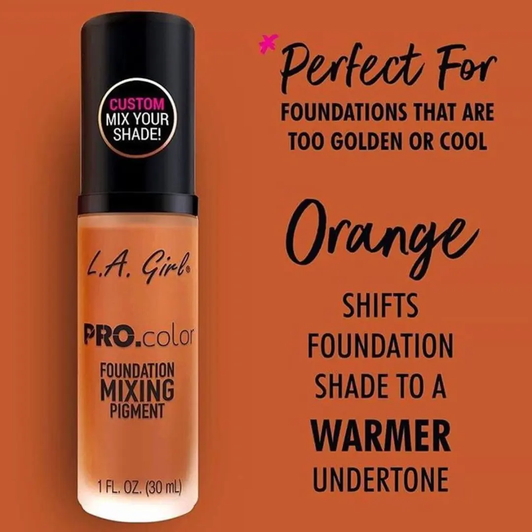 L.A. Girl PRO Matte Foundation Mixing Pigment Orange 30ml