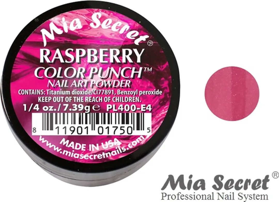 Mia Secret Color Punch Acrylpoeder Raspberry 7.5ml