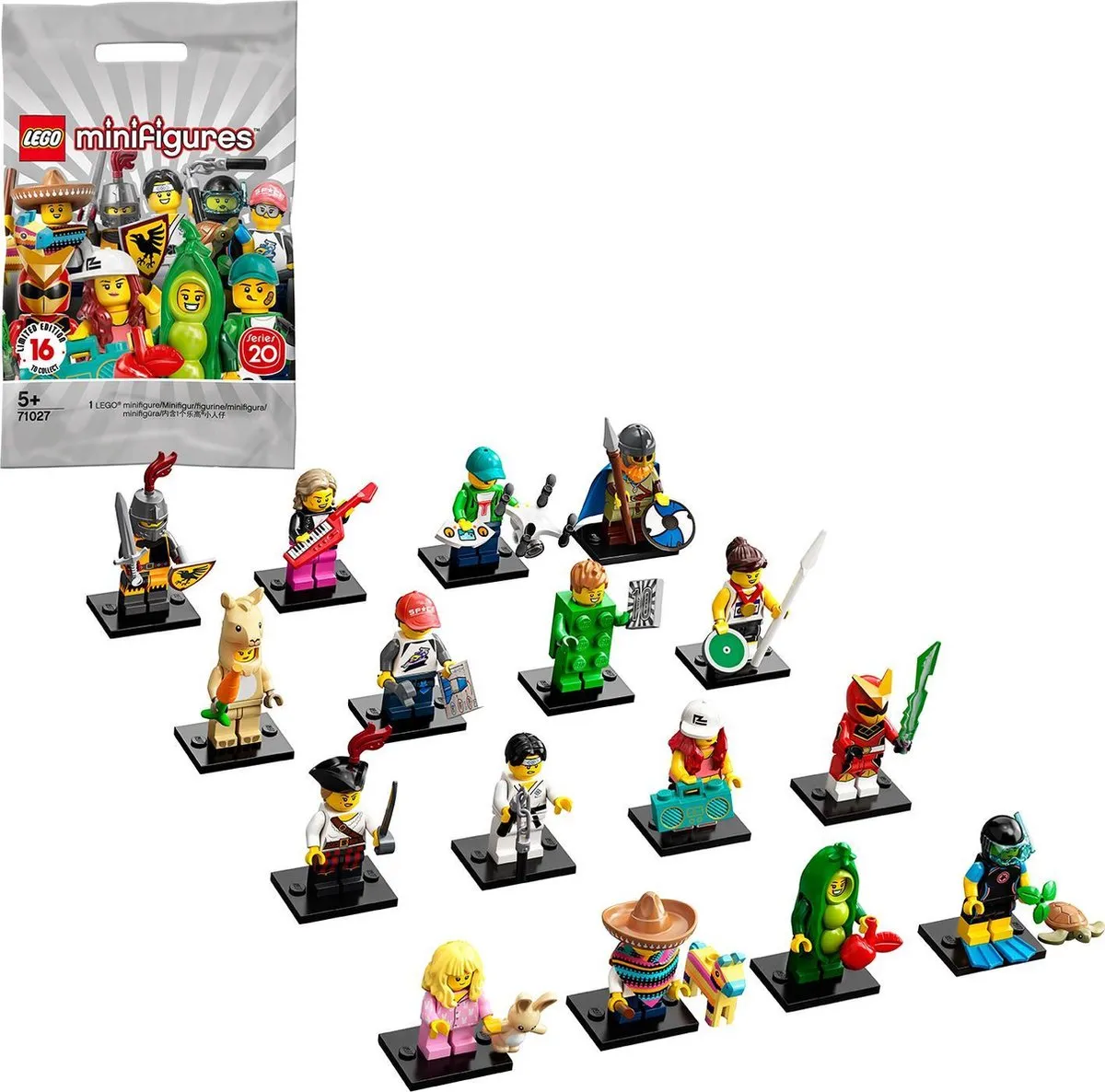 LEGO Minifigures Serie 20 71027 - 1 Stuk - Multikleur