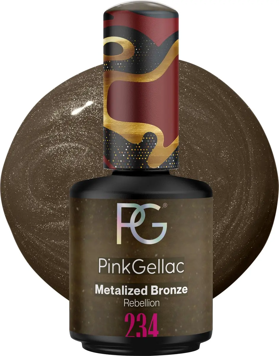 Pink Gellac 234 Metalized Bronze Gellak 15ml