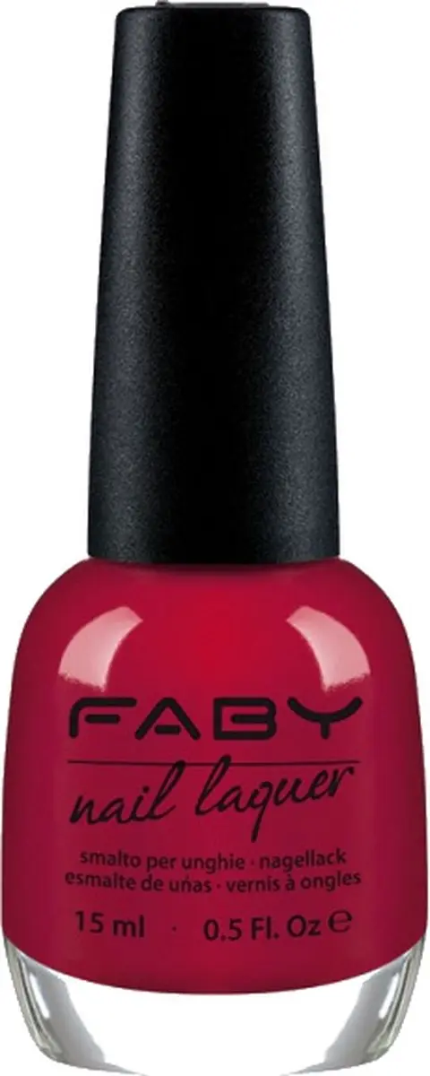 FABY I Believe in Lies! Vegan Nagellak Rood