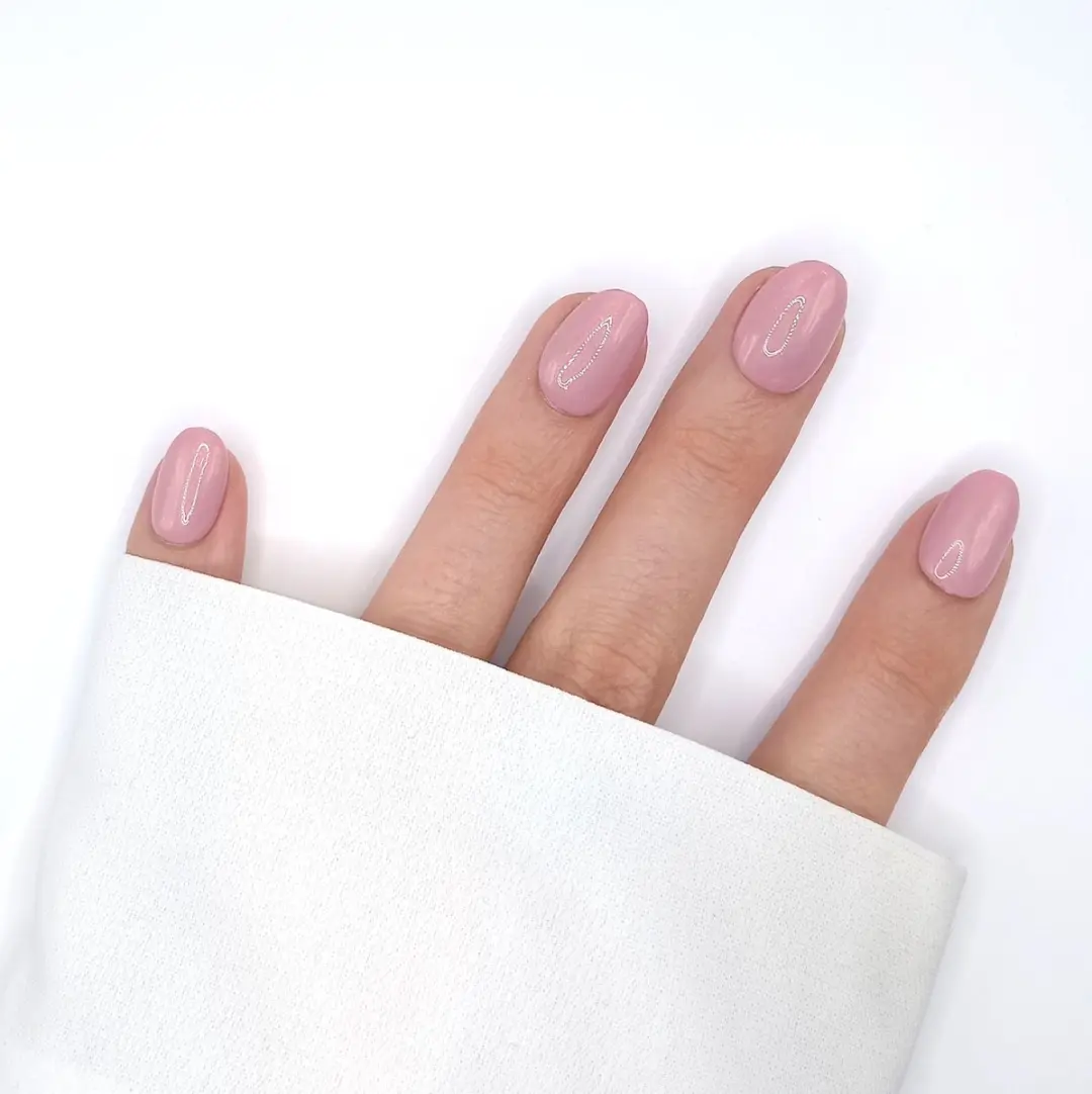 SD Press on Nails B-150 Nude Shimmer XS Kunstnagels - 20 Stuks