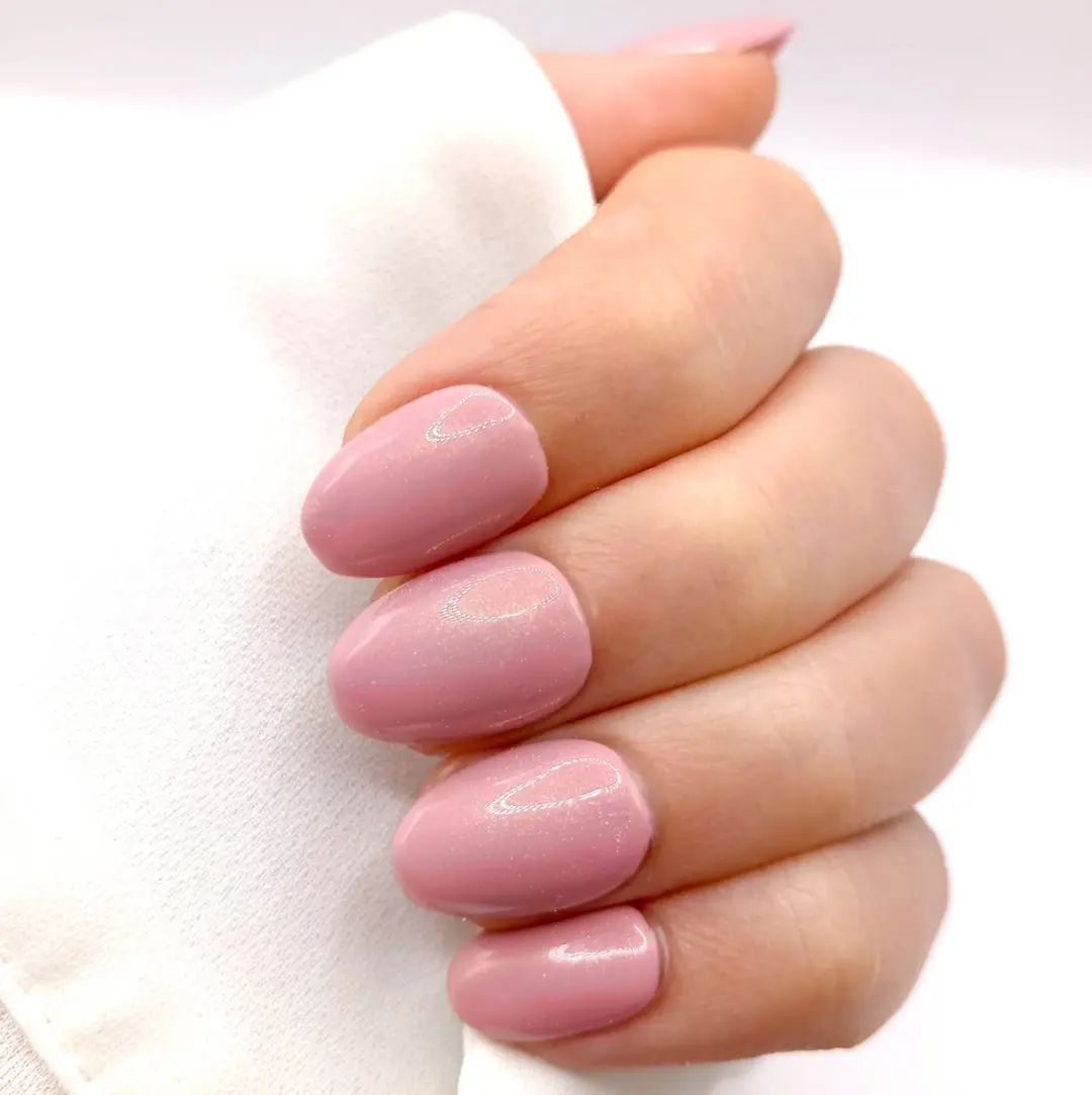 SD Press on Nails B-150 Nude Shimmer XS Kunstnagels - 20 Stuks