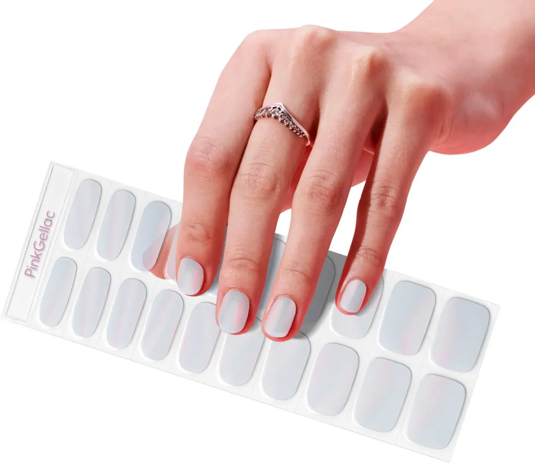 Pink Gellac UV Nagelstickers Fairytale Chrome