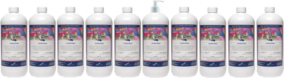 Splashbox Cosmetics Handzeep Crème Rozen 1L