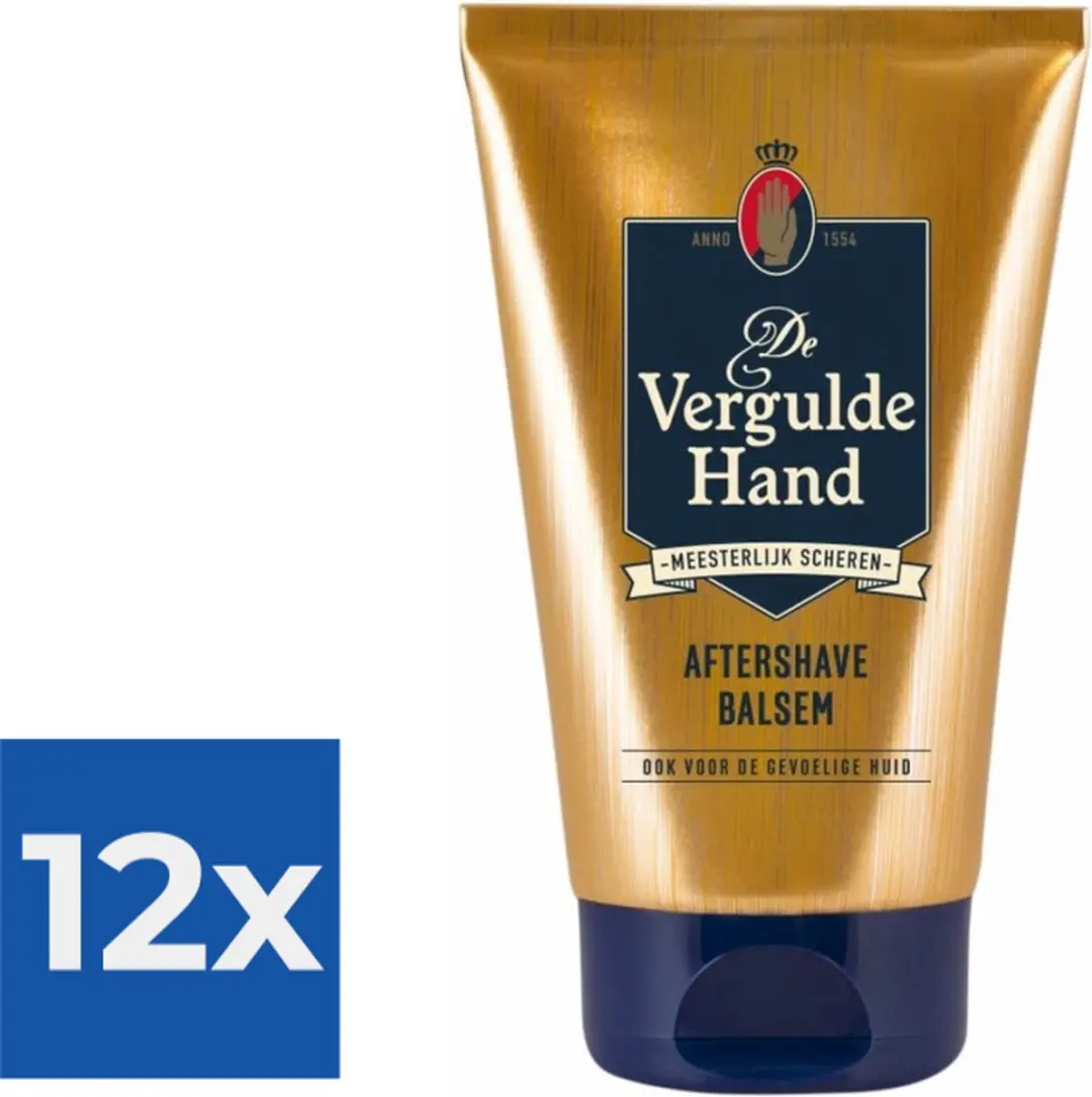 Vergulde Hand Aftershave Balsem 100ml - 12 Stuks - afbeelding 6 van 6