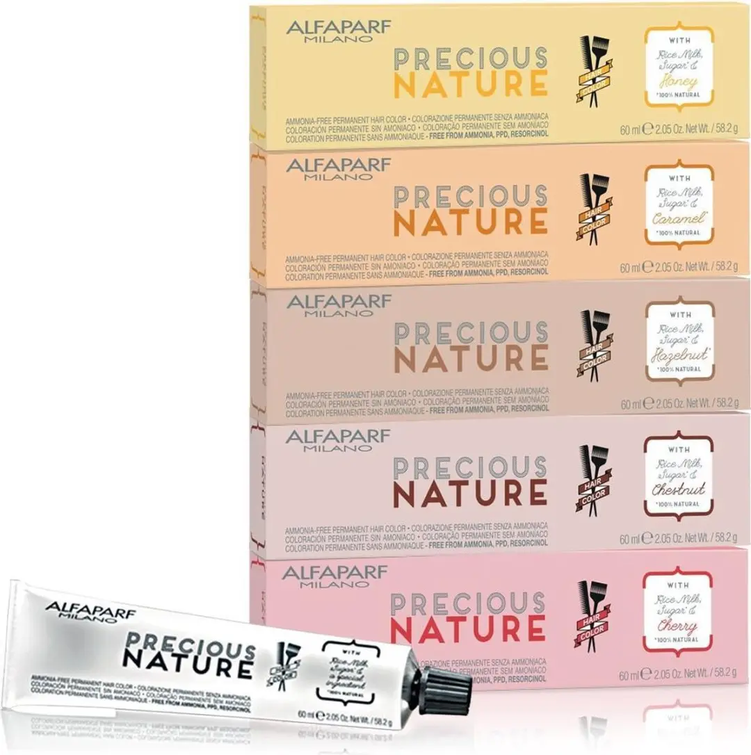 ALFAPARF Precious Nature Permanent Haarkleur Zwart 60ml