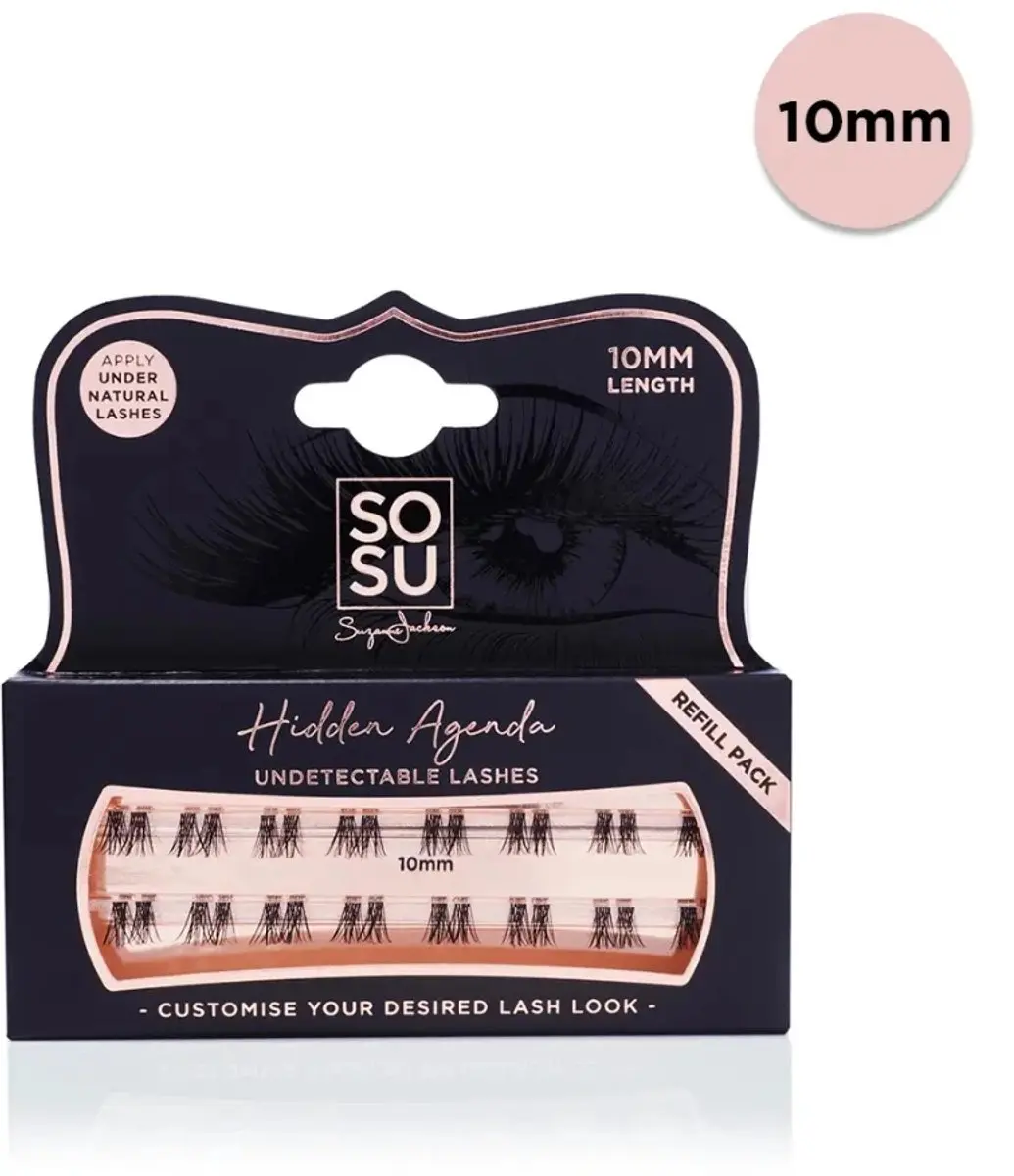 Sosu Refill Pack Eyelashes 10mm Black