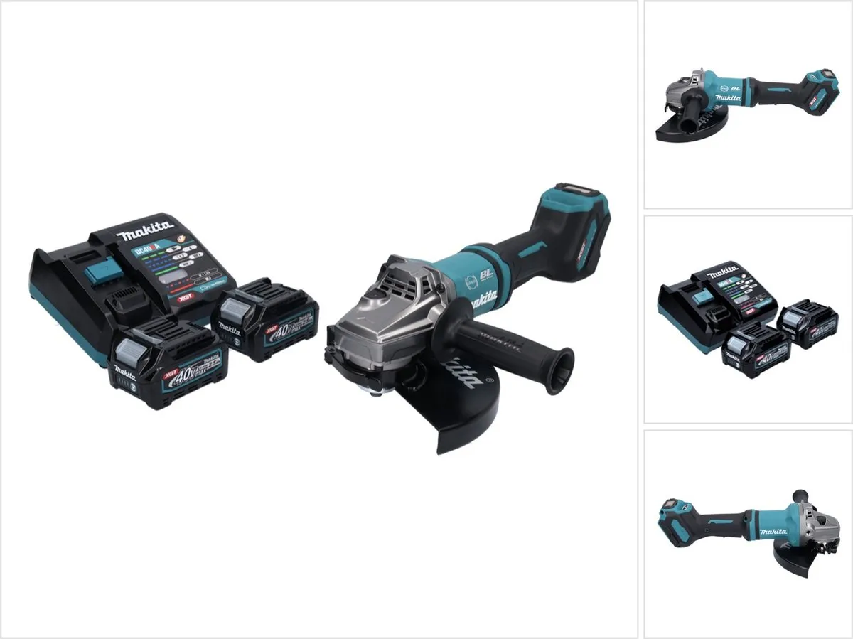 Makita GA038GD2 Accu Haakse Slijper 40V Max