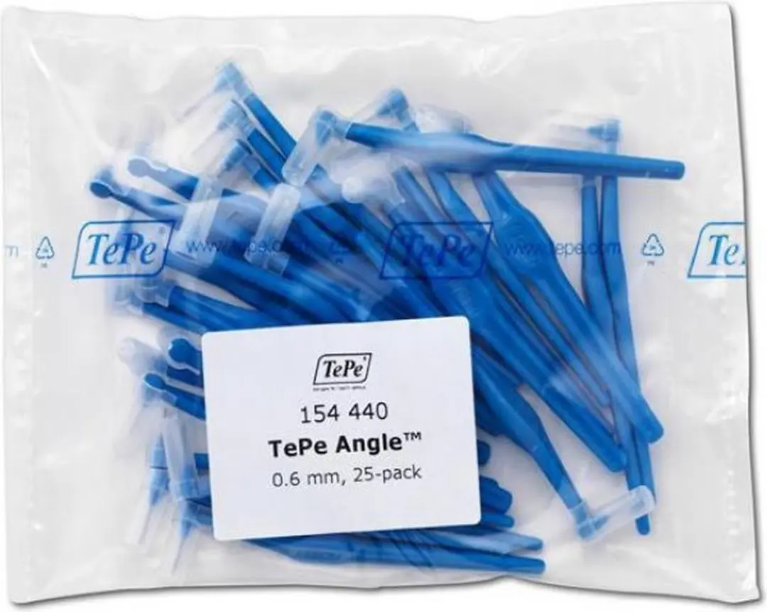 TePe Angle Interdentale Ragers Blauw 0,6mm - 25 Stuks
