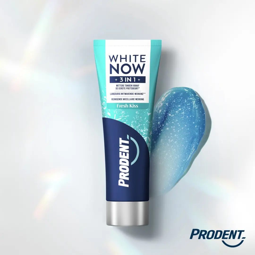 Prodent White Now Tandpasta 3-in-1 Fresh Kiss - 12x75ml