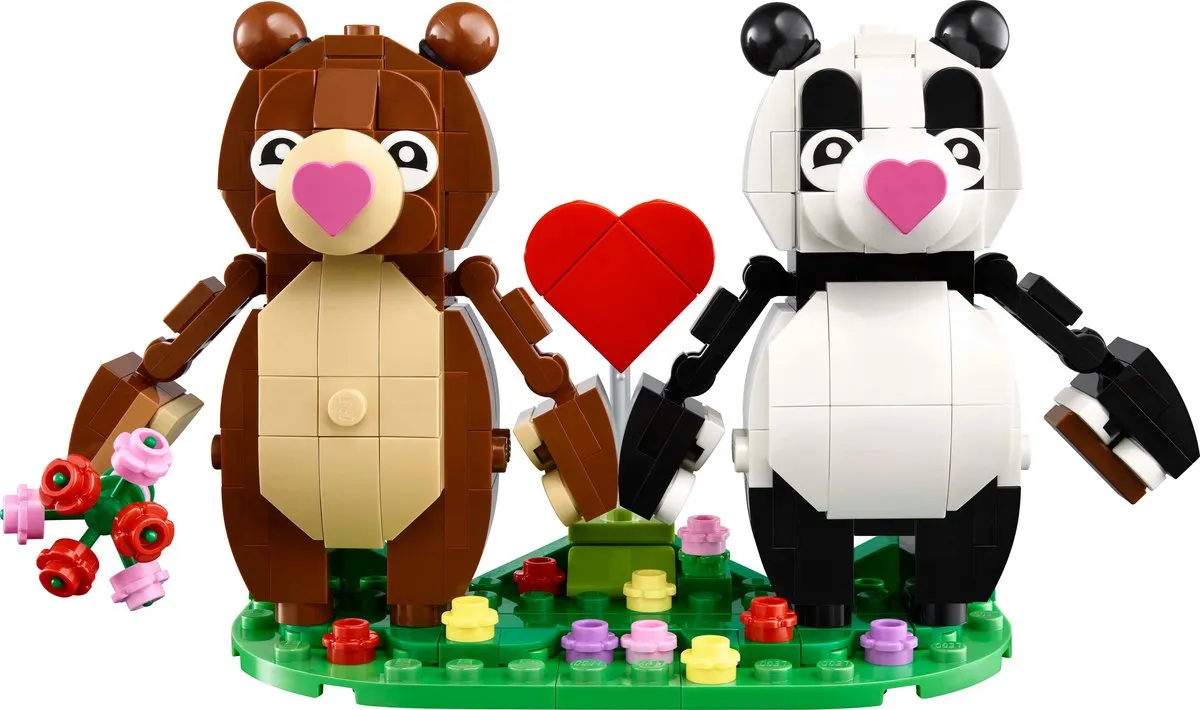 LEGO Valentijn Verliefde Beren 40821 - 287 Stukken
