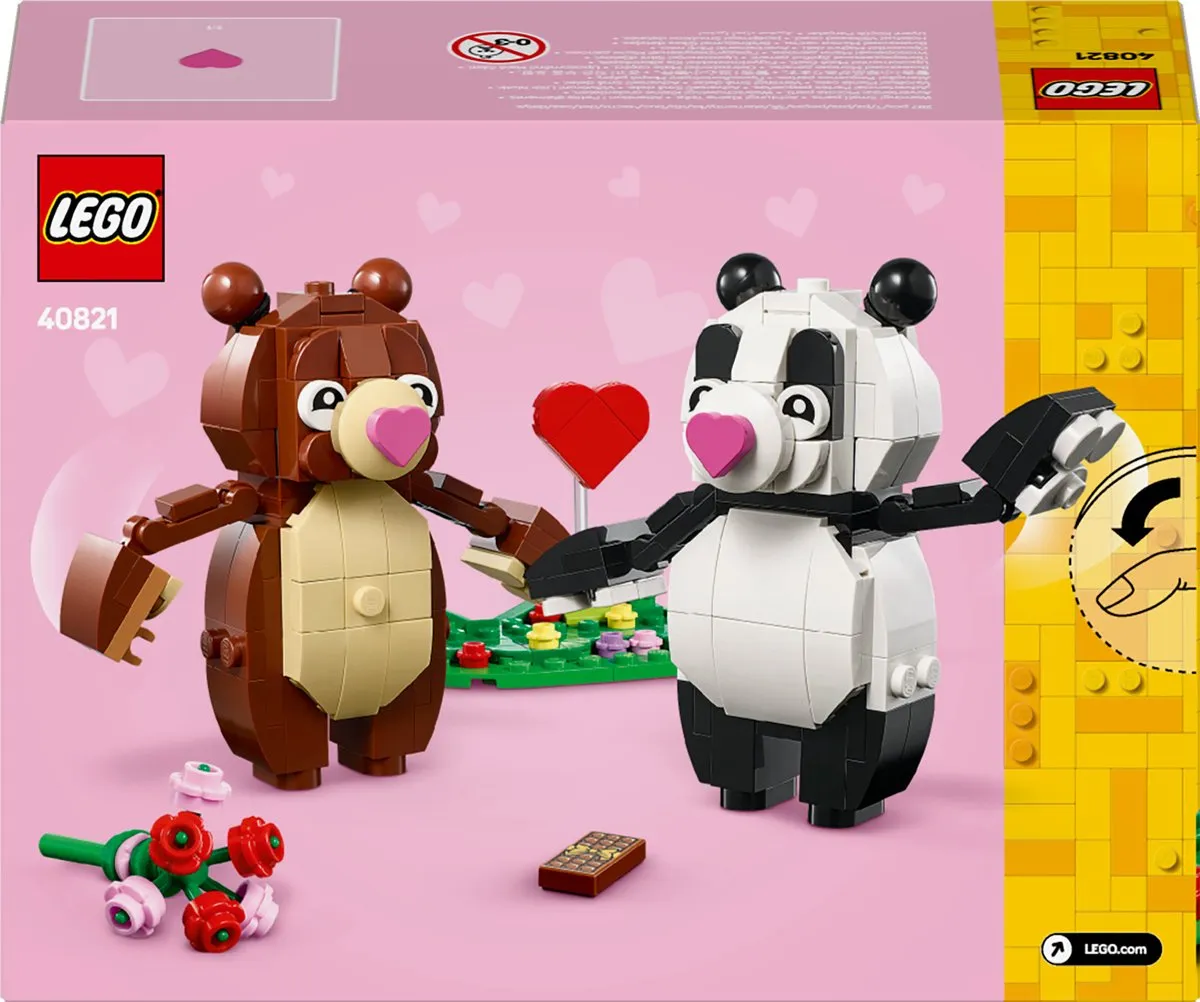 LEGO Valentijn Verliefde Beren 40821 - 287 Stukken