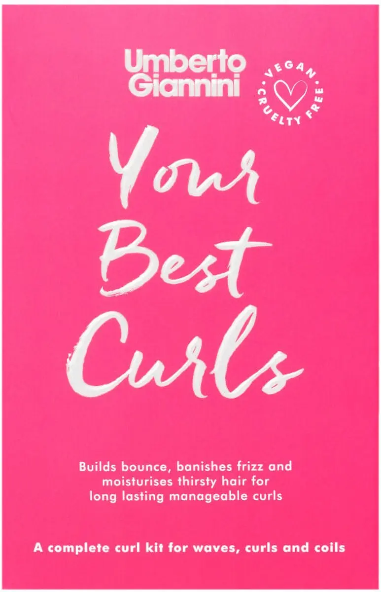 Umberto Giannini Curl Jelly Your Best Curls Kit - 6 Stuks