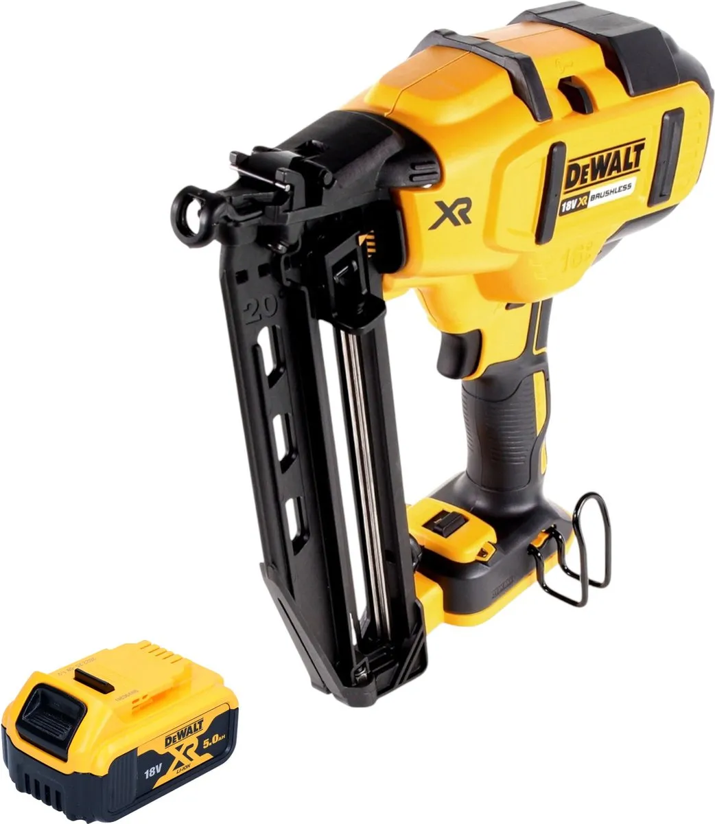 DeWalt DCN660N Spijkerapparaat 18V - 32-63mm Brushless - afbeelding 2 van 6