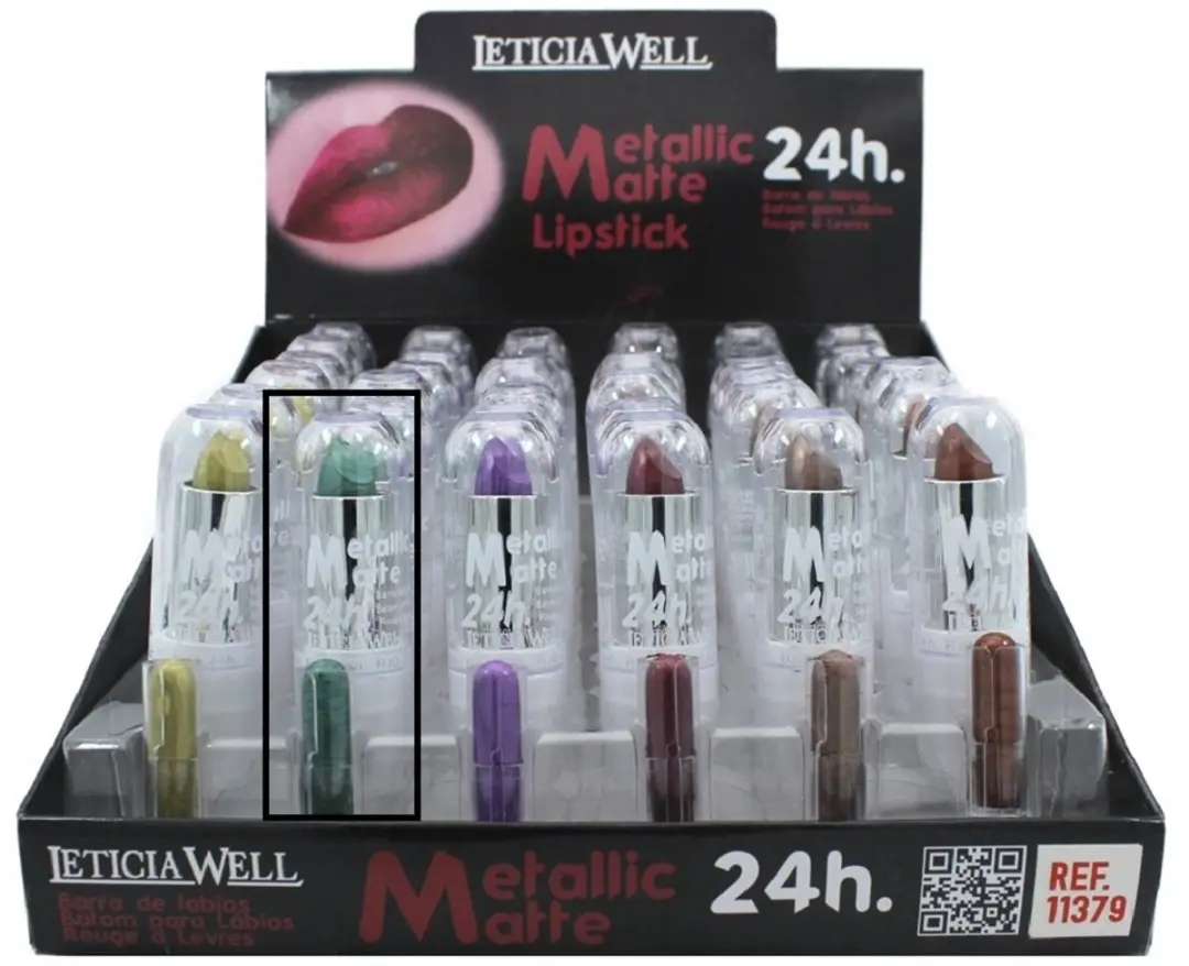 Leticia Well Lippenstift Metallic Matte