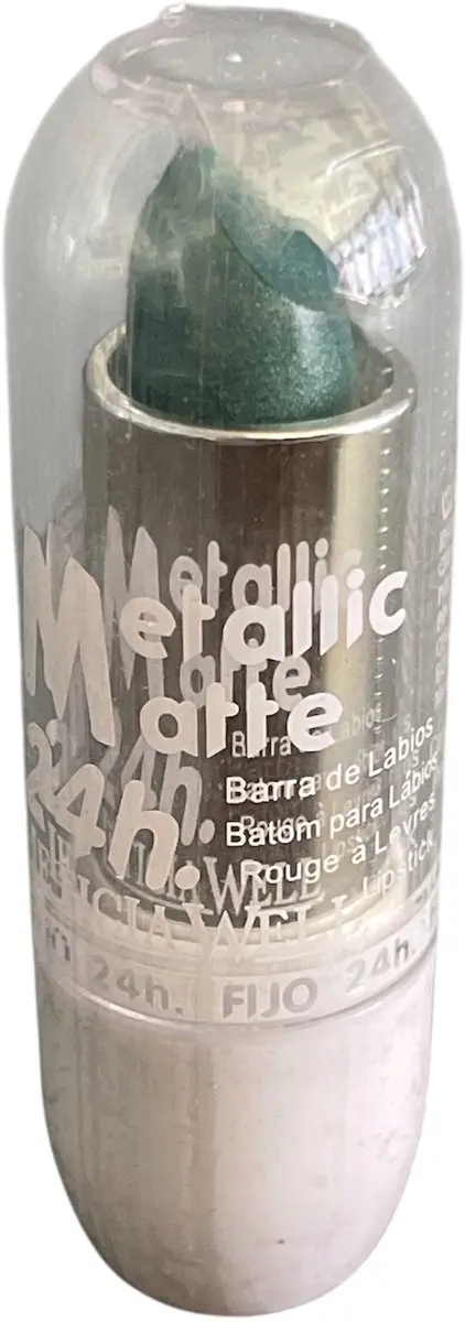 Leticia Well Lippenstift Metallic Matte - Groen - 3,8g
