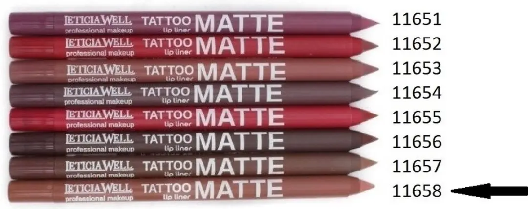 Leticia Well Matte Tattoo Lippotlood 11658 - Velvet Nude