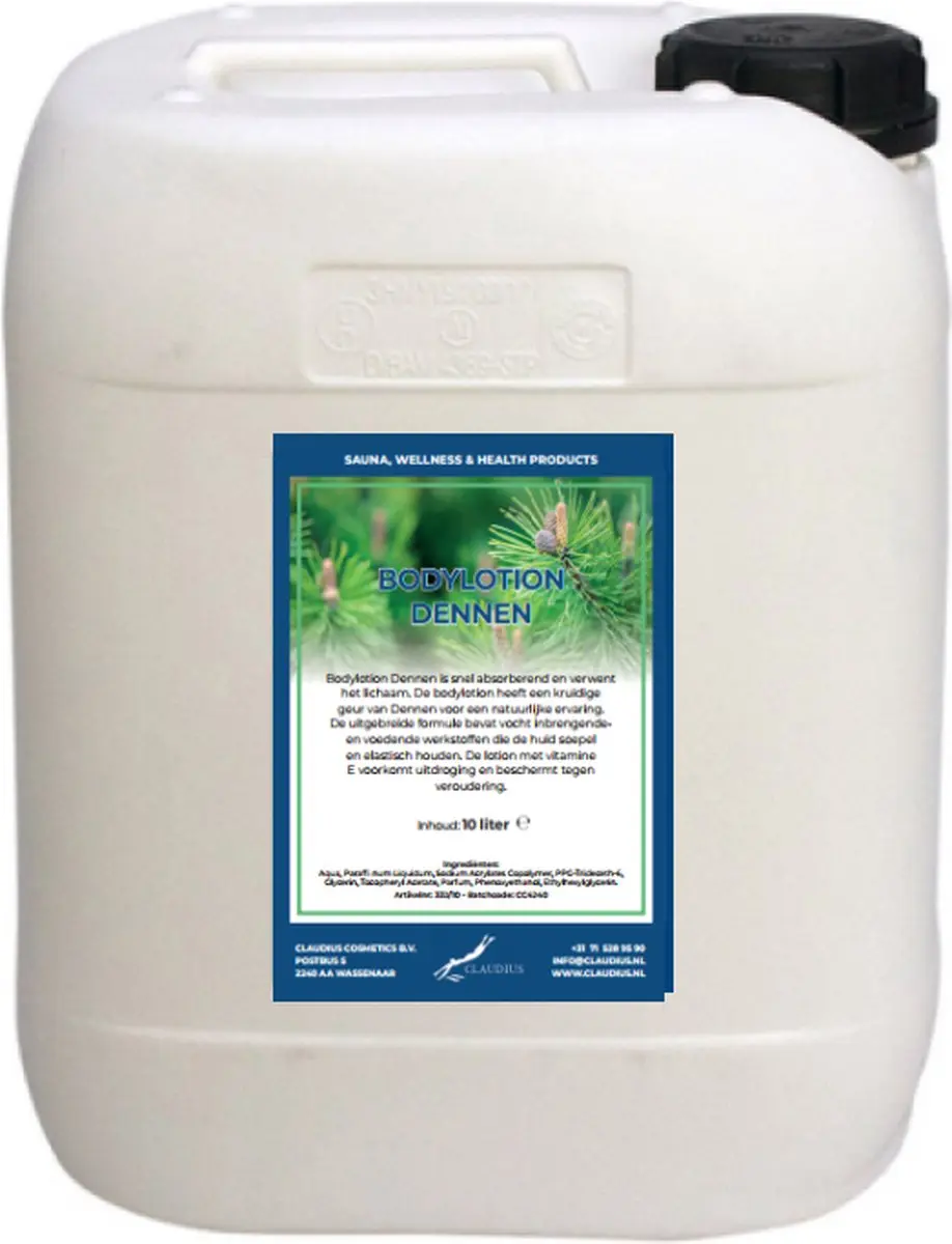 Splashbox Cosmetics Dennen Bodylotion 10L